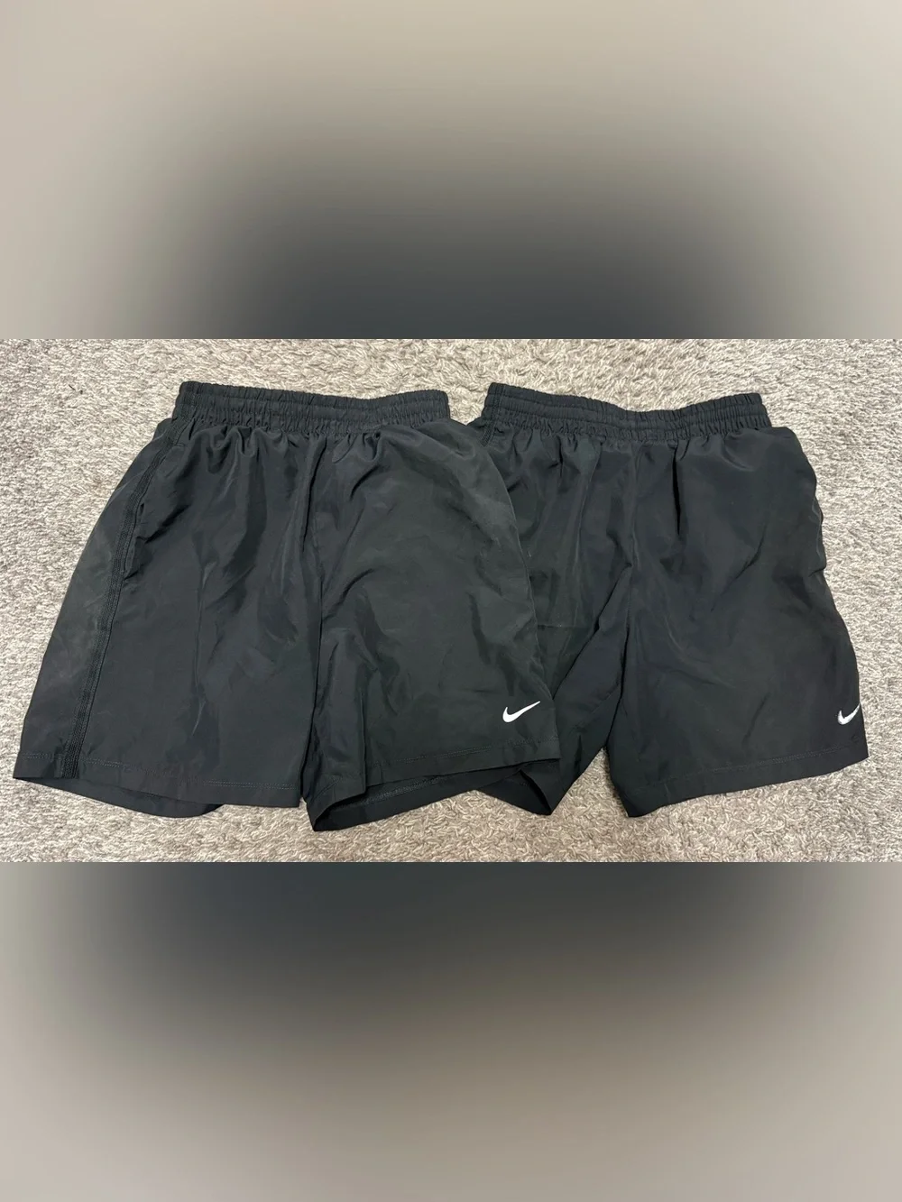 (2) Pairs EUC/VGUC Boys Nike Shorts, Size YMD.